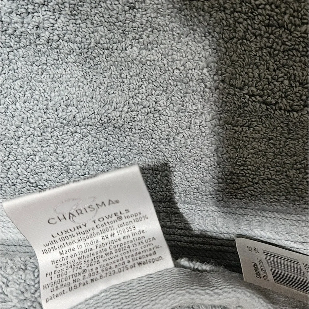 NEW Charisma Luxury OKEO-TEX  Costco Bath Towel Cotton Aloe Green NWT